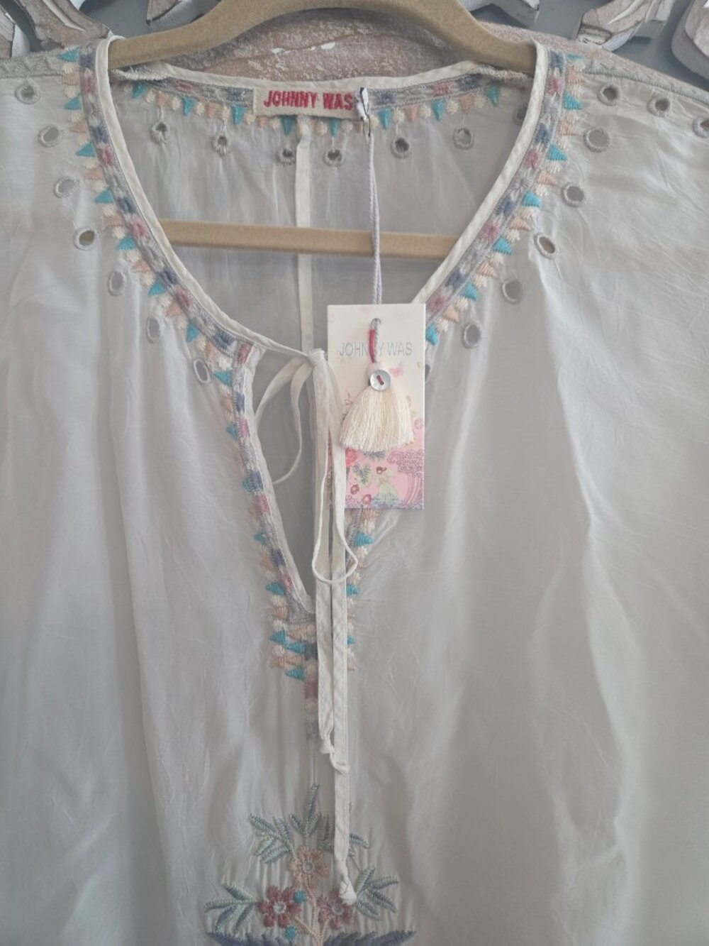Johnny Was LENA TUNIC shell size small - Picture 6 of 9